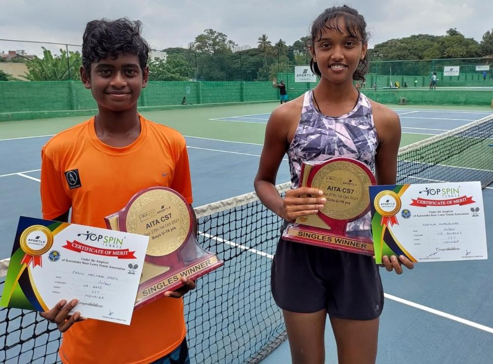 The Weekend Leader - Jason, Gagana claim titles in AITA U-18 Champions Series 7