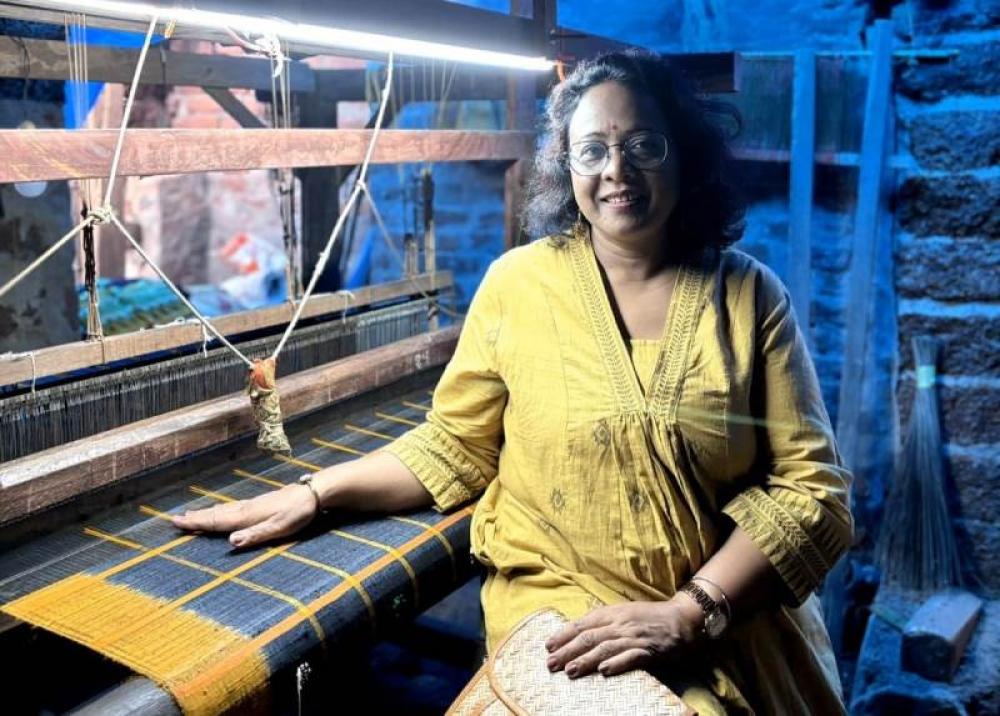 The Weekend Leader - Pinky Majhi’s Gualchi Handlooms Turns Tribal Weaves into a ?15 Lakh Handloom Brand