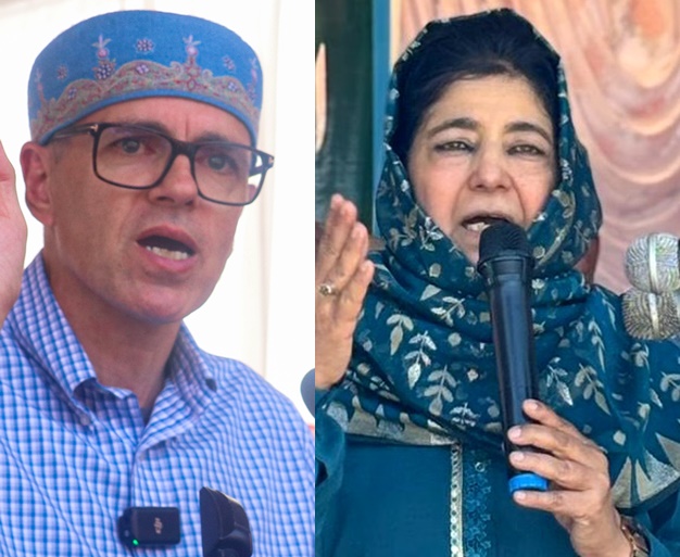 The Weekend Leader - ﻿Omar Abdullah leading, Mehbooba Mufti trailing in J&K