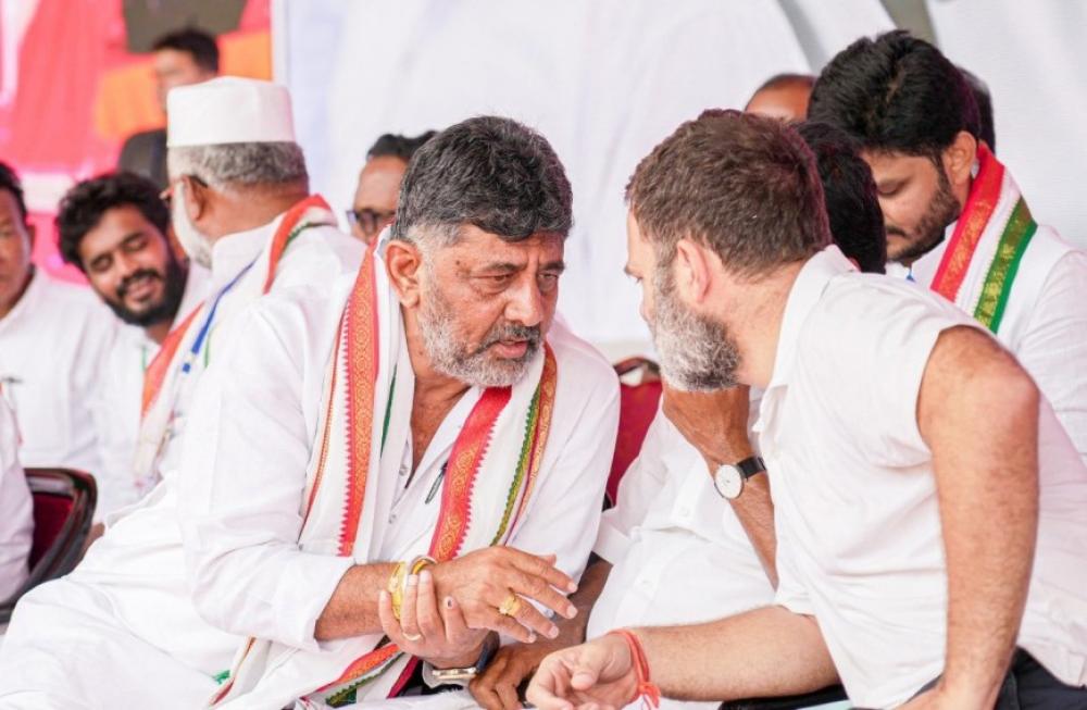 The Weekend Leader - Our Leaders Are Holding Meetings, Anything Can Happen In Politics: Shivakumar