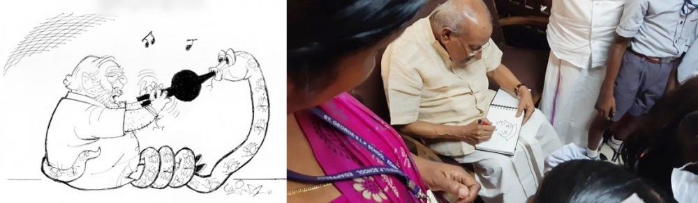 The Weekend Leader - Popular Kerala cartoonist Yesudasan passes away