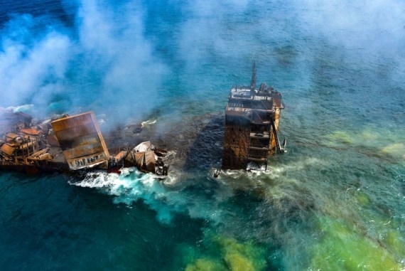 The Weekend Leader - ﻿Dead animals wash up ashore in SL after burning of cargo ship