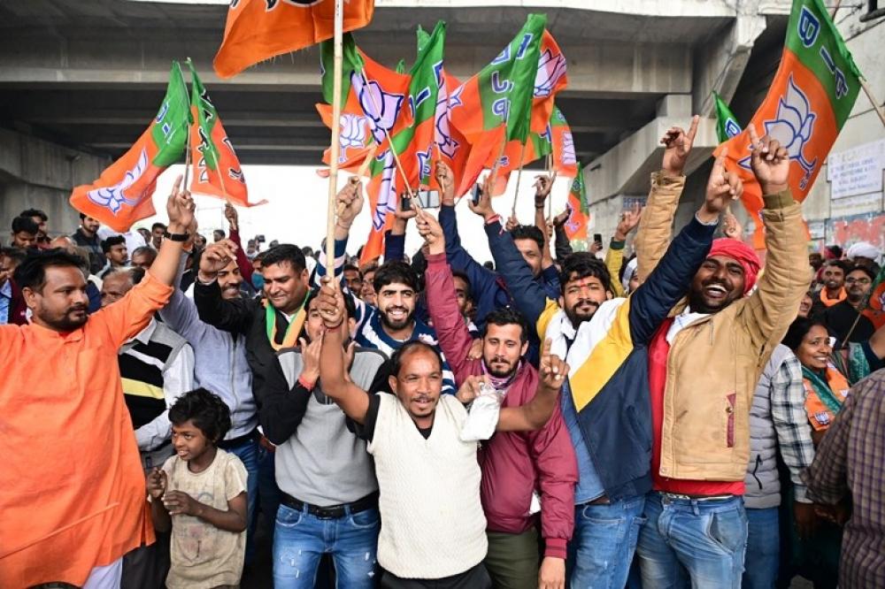 The Weekend Leader - BJP Crosses Majority Mark in Haryana Assembly, Leads on 49 Seats