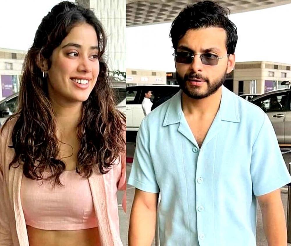 The Weekend Leader - Janhvi Kapoor Spotted with Rumoured Beau Shikhar Pahariya at Mumbai Airport