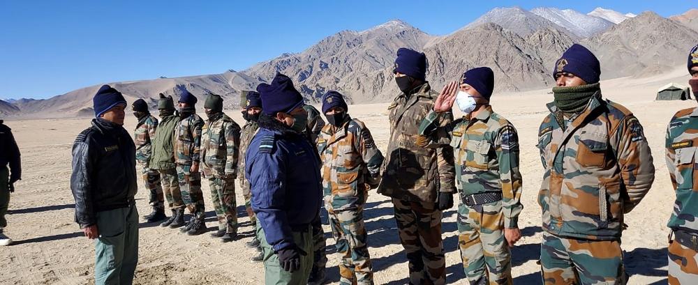 The Weekend Leader - IAF chief reviews operational preparedness in Ladakh