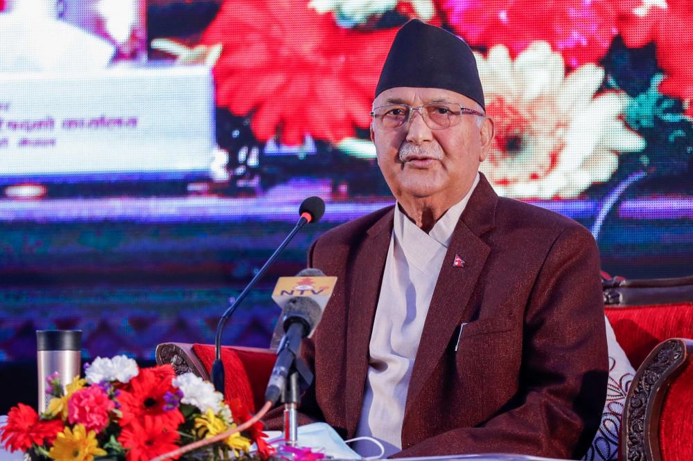 The Weekend Leader - Nepal PM lays foundation stone for 1st liquid oxygen plant