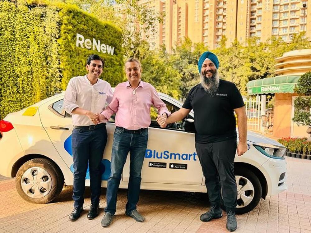 The Weekend Leader - Homegrown EV Firm BluSmart Raises $24 Million from MS Dhoni Family Office and Others