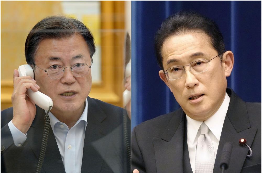 The Weekend Leader - Moon, Kishida agree to accelerate consultations to resolve forced labour row