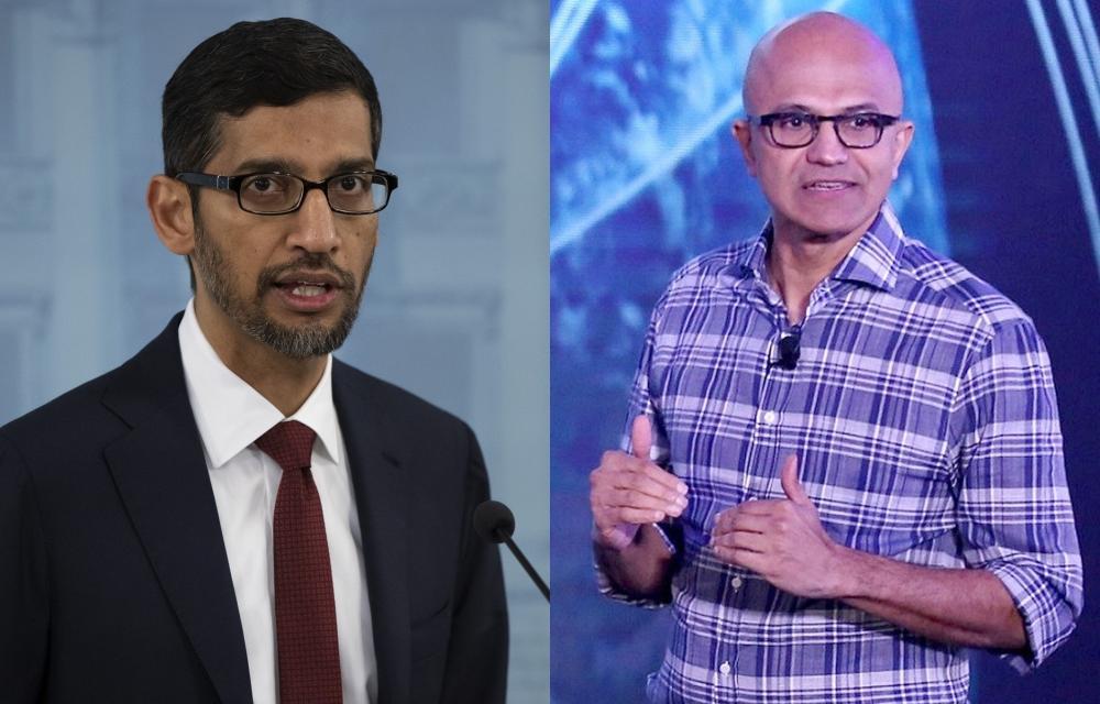 The Weekend Leader - Nadella, Pichai boost Indian tech prowess on world map