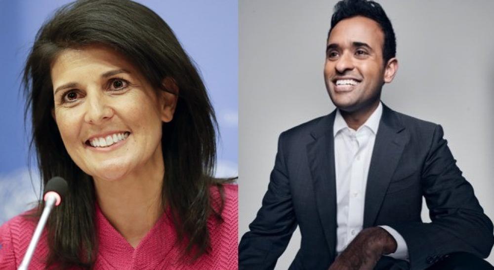 The Weekend Leader - Nikki Haley vs. Vivek Ramaswamy: Two Candidates with Indian Roots in US Republican Presidential Battle