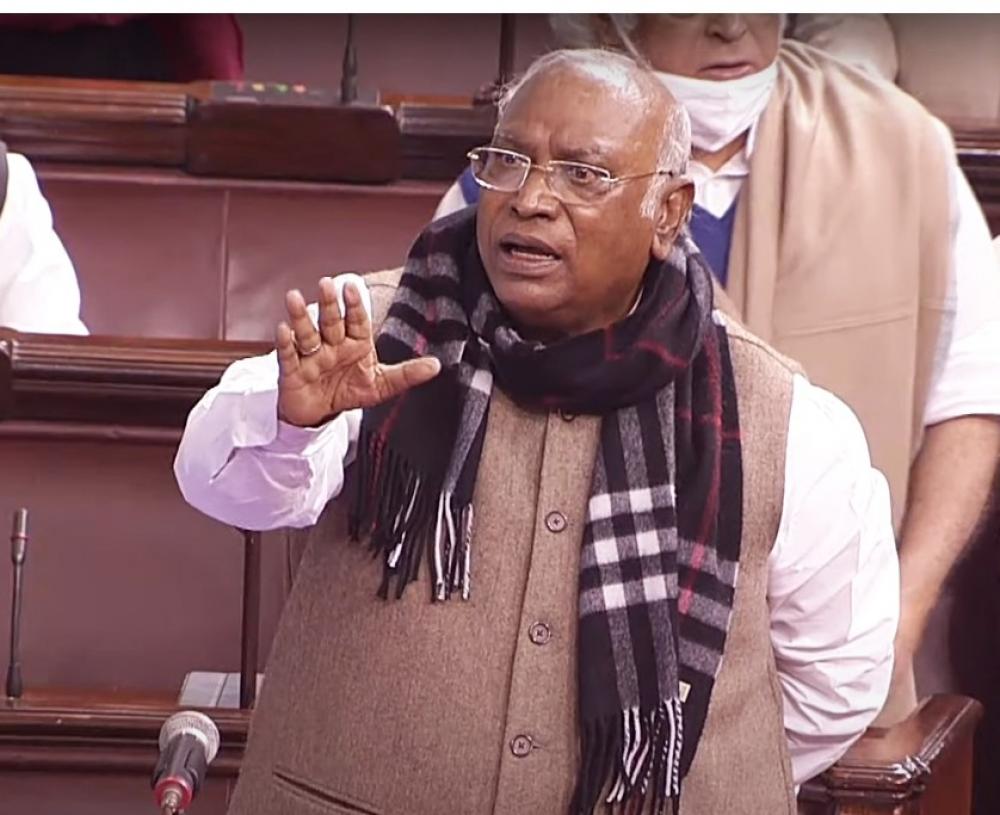 The Weekend Leader - Govt deliberately suspended MPs to pass Bill: Kharge