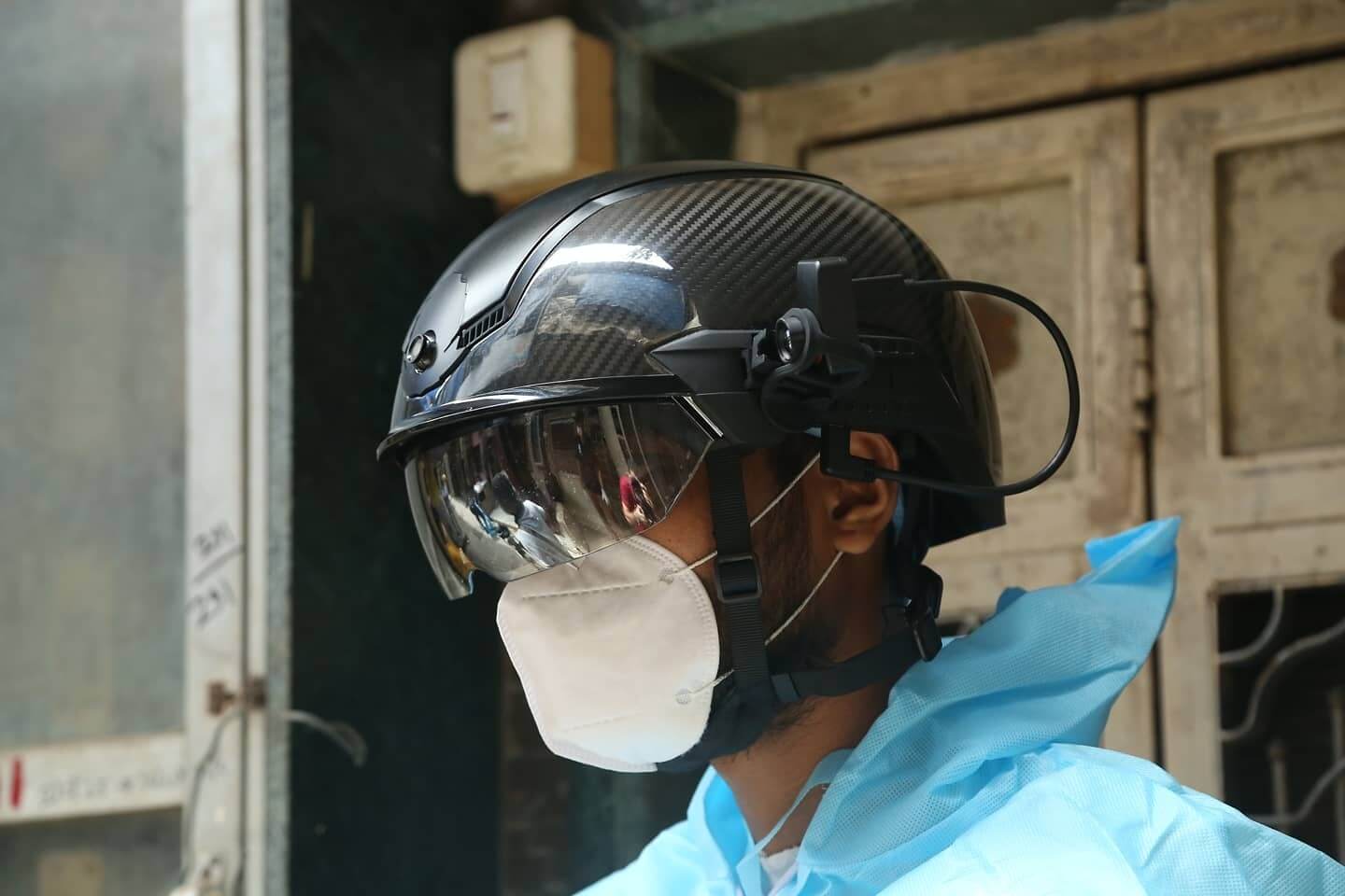 Now, 'Smart Helmets' confront corona headlong in Mumbai, Pune