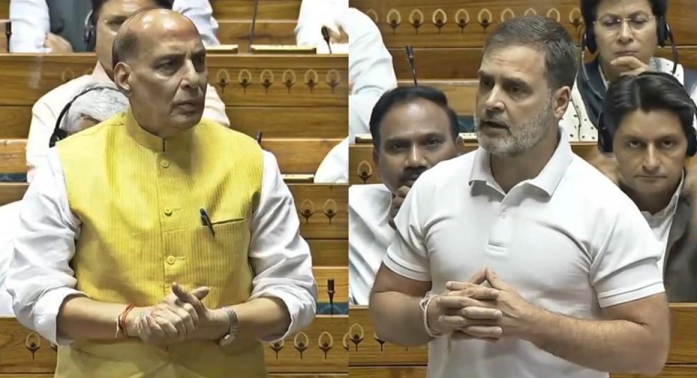 The Weekend Leader - Agnipath Scheme Sparks Heated Debate Between Rahul Gandhi And Rajnath Singh