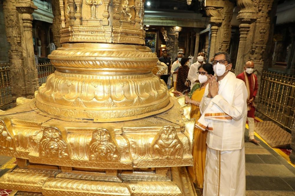 The Weekend Leader - We're also devotees of Balaji: CJI on irregularities at Tirupati Balaji