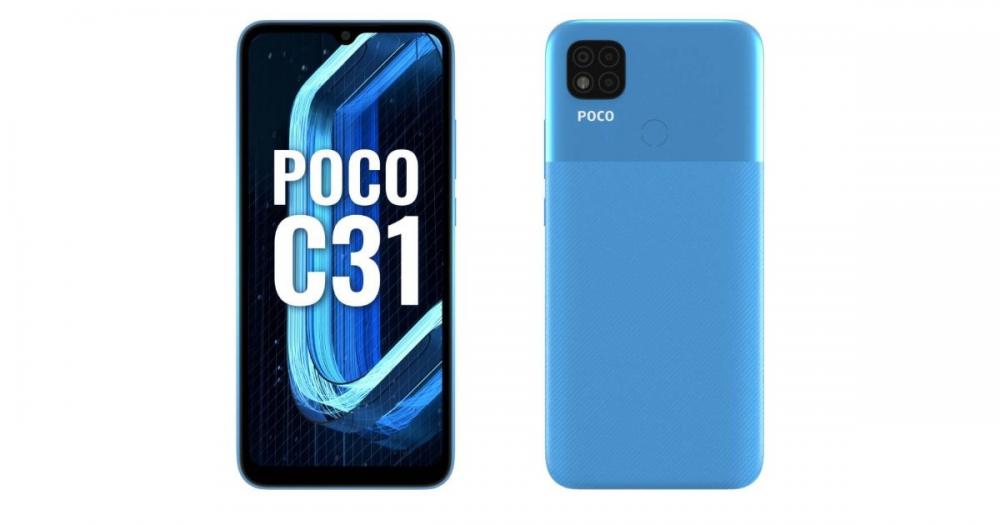 poco c31 64 gb royal blue 4 gb ram