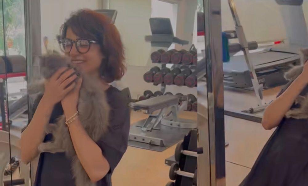 The Weekend Leader - Samantha Ruth Prabhu Returns from Bali Vacation, Shares Cute Workout Video with Pet Cat