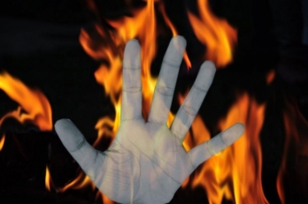 Woman dies after being set ablaze by son, daughter-in-law