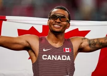 Olympics: Canada's Andre De Grasse wins men's 200m title