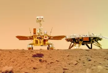 China's Mars rover sends 1st selfie, 'touring' group photos