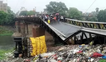 ?Over 130-year-old road bridge in Patna collapses amid rain