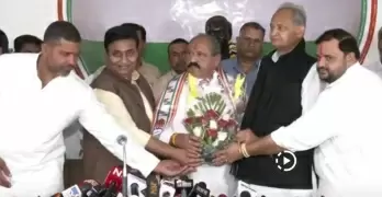 Veteran BJP Leader Prahlad Gunjal Joins Congress, Set to Contest Against Om Birla