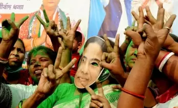 Trinamool had more than 72% vote share in KMC election