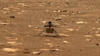 NASA's Ingenuity helicopter completes 8th flight on Mars