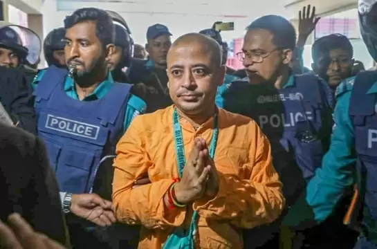 Bangladesh Court Denies Bail Again to Hindu Priest Chinmoy Das